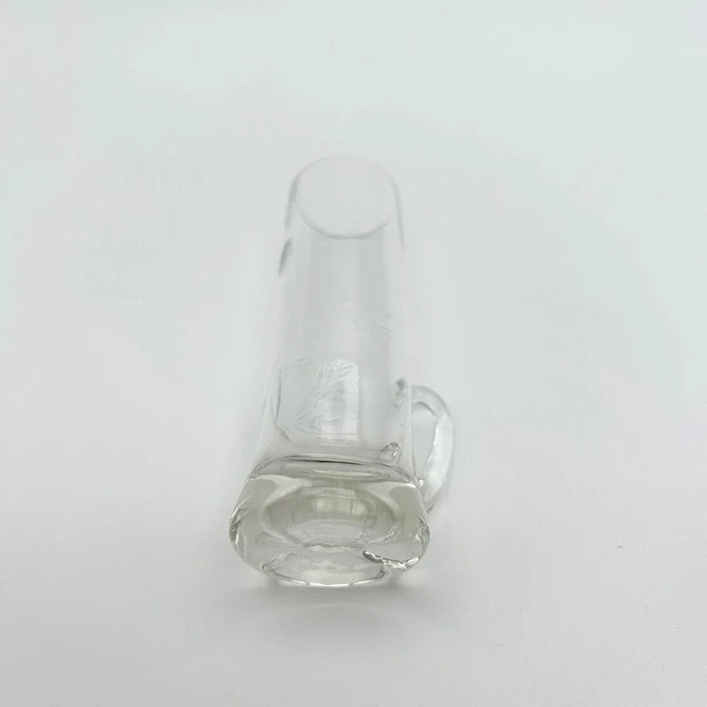 Vintage‎ Etched Crystal Cordial Glasses - Set of 6 Thistle & Wheat Liqueur Cups